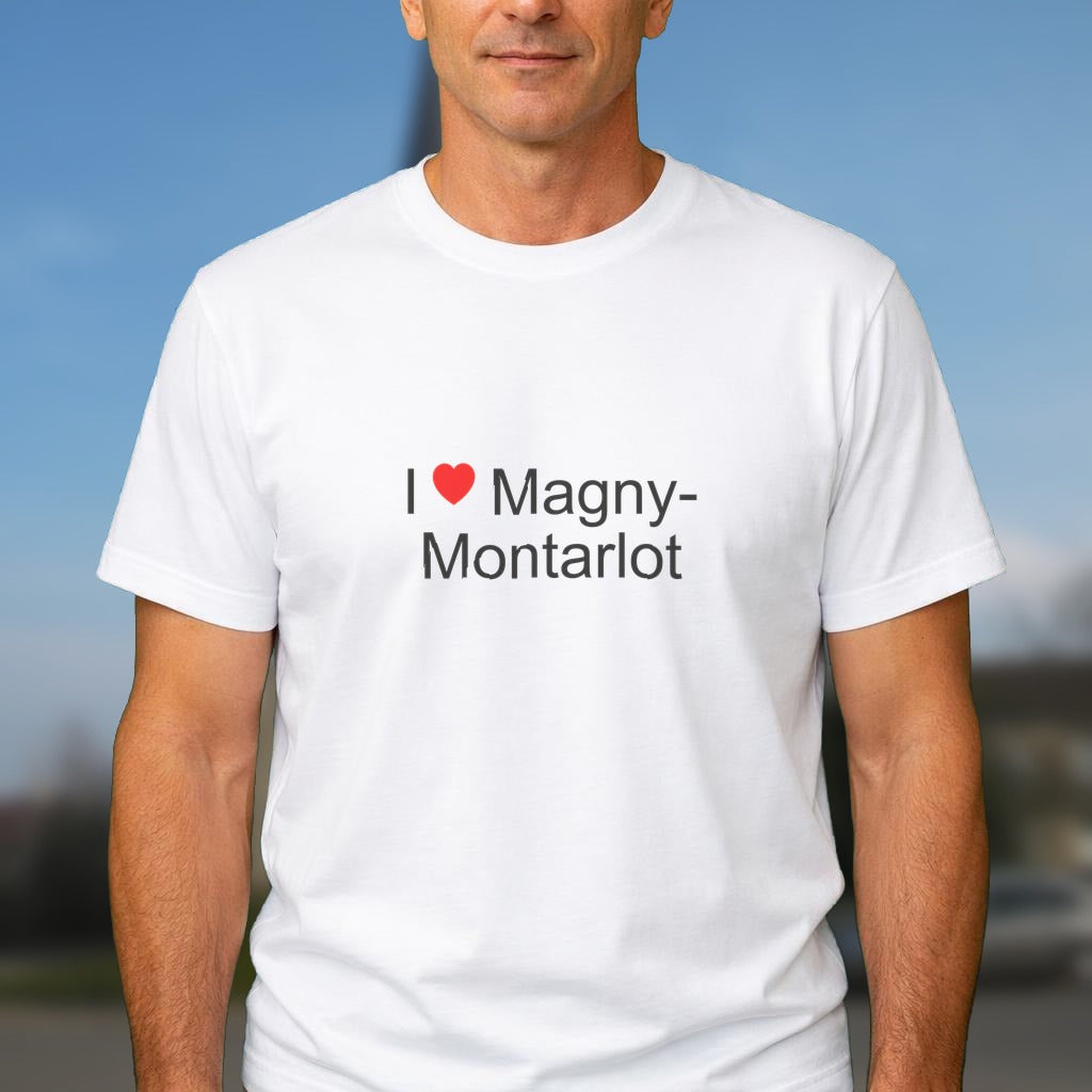 T-shirt I love Magny-Montarlot
