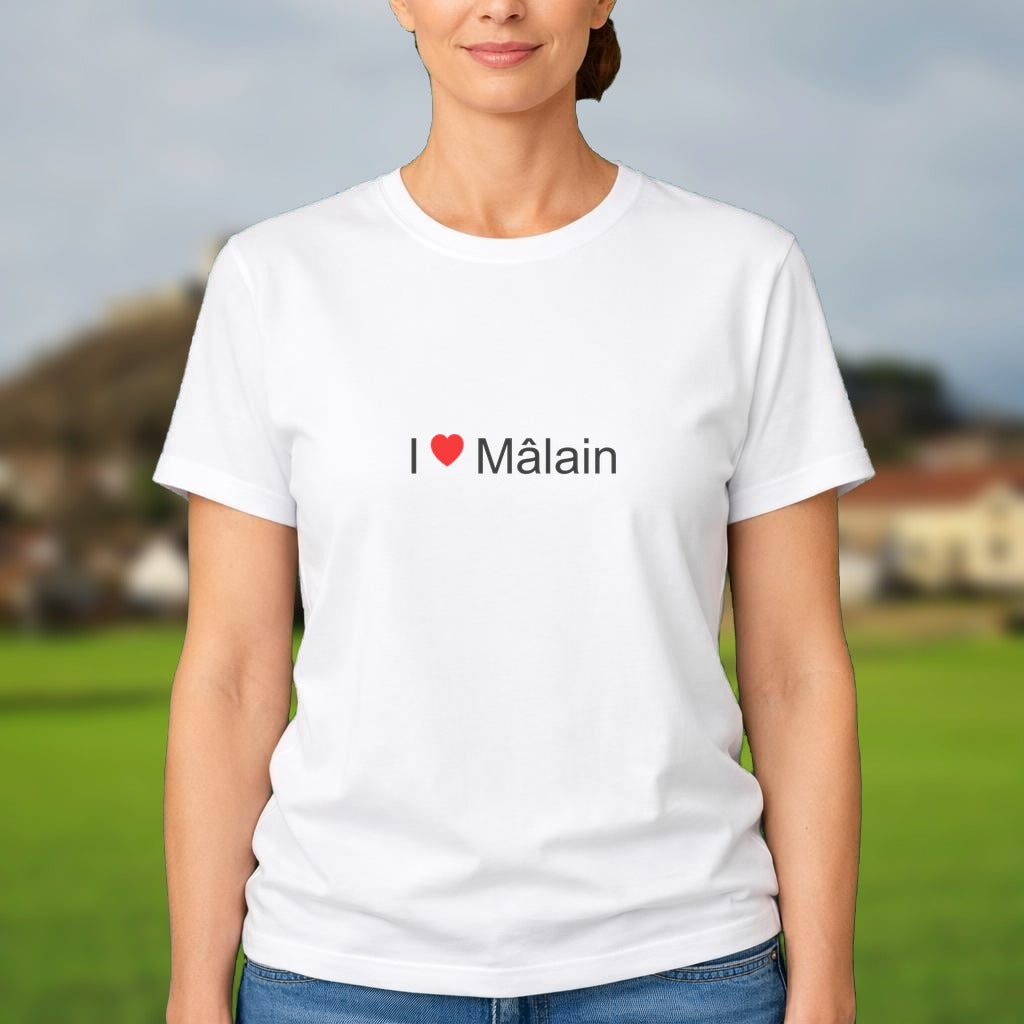 T-shirt I love Mâlain