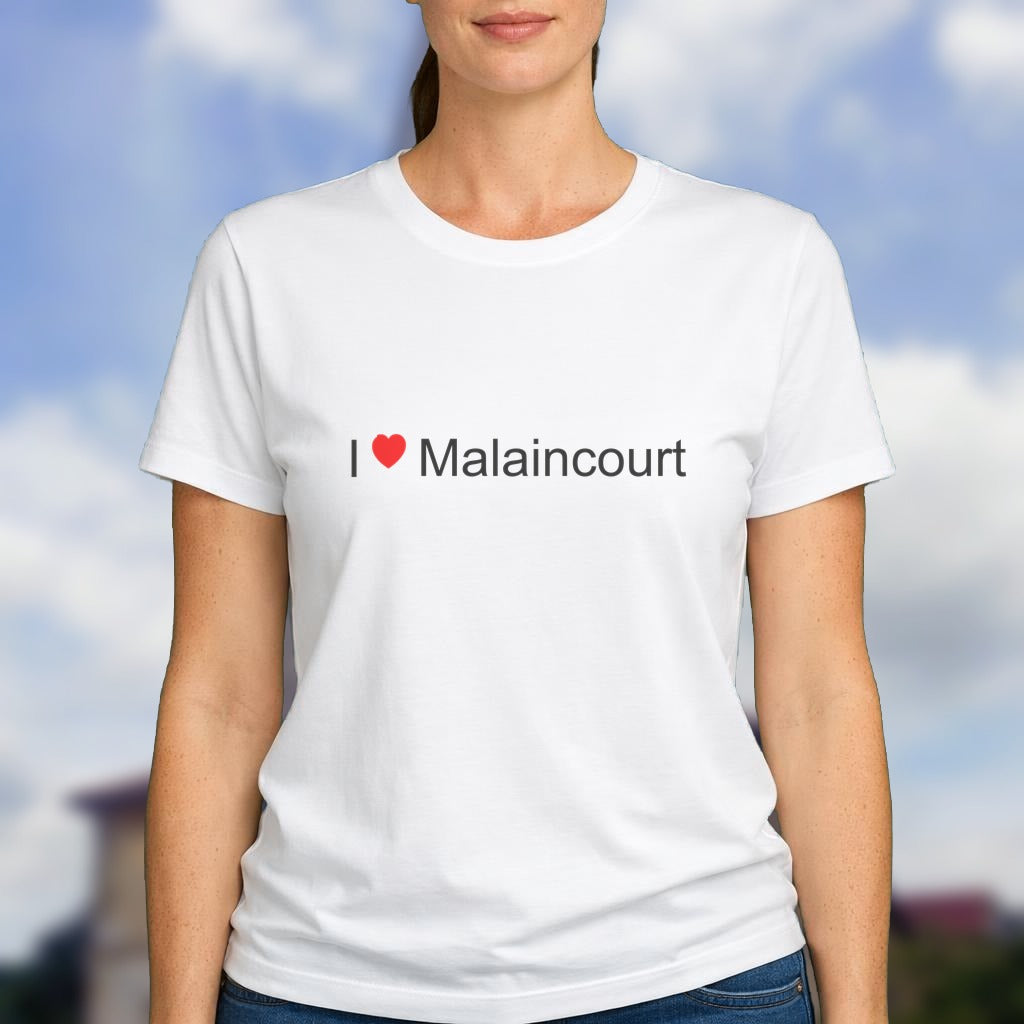 T-shirt I love Malaincourt