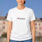 T-shirt I love Malijai porté