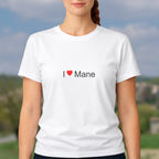 T-shirt I love Mane (04) porté