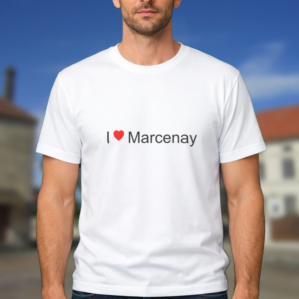 T-shirt I love Marcenay