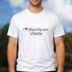 T-shirt I love Marcilly-en-Villette