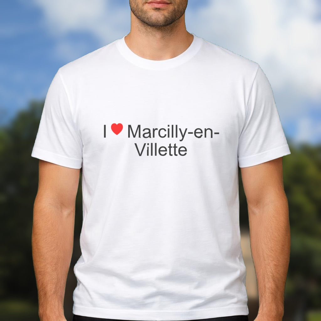 T-shirt I love Marcilly-en-Villette