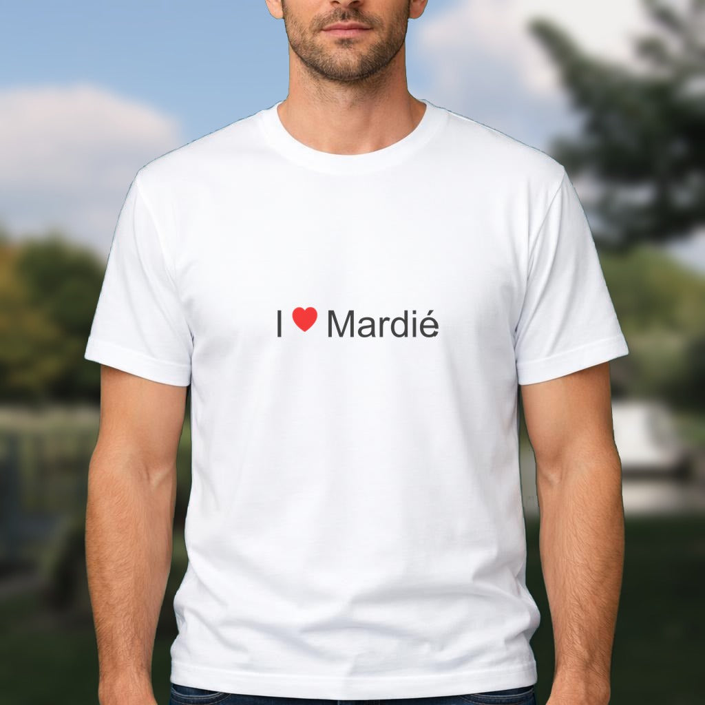 T-shirt I love Mardié