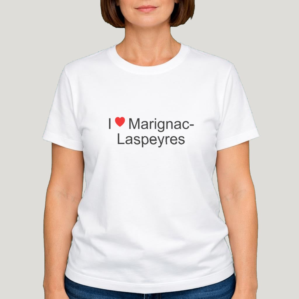 T-shirt I love Marignac-Laspeyres