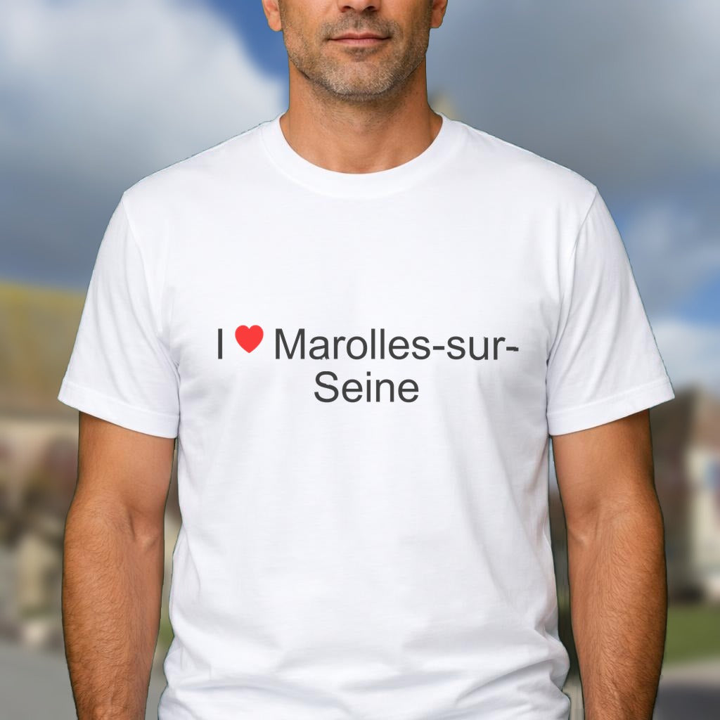 T-shirt I love Marolles-sur-Seine