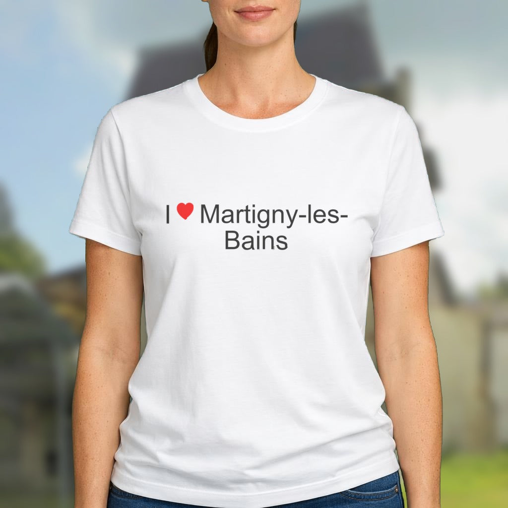 T-shirt I love Martigny-les-Bains