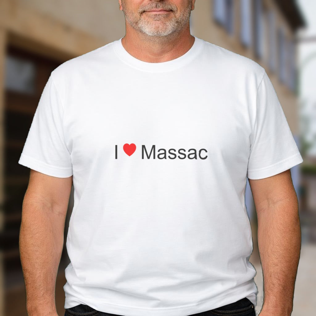 T-shirt I love Massac