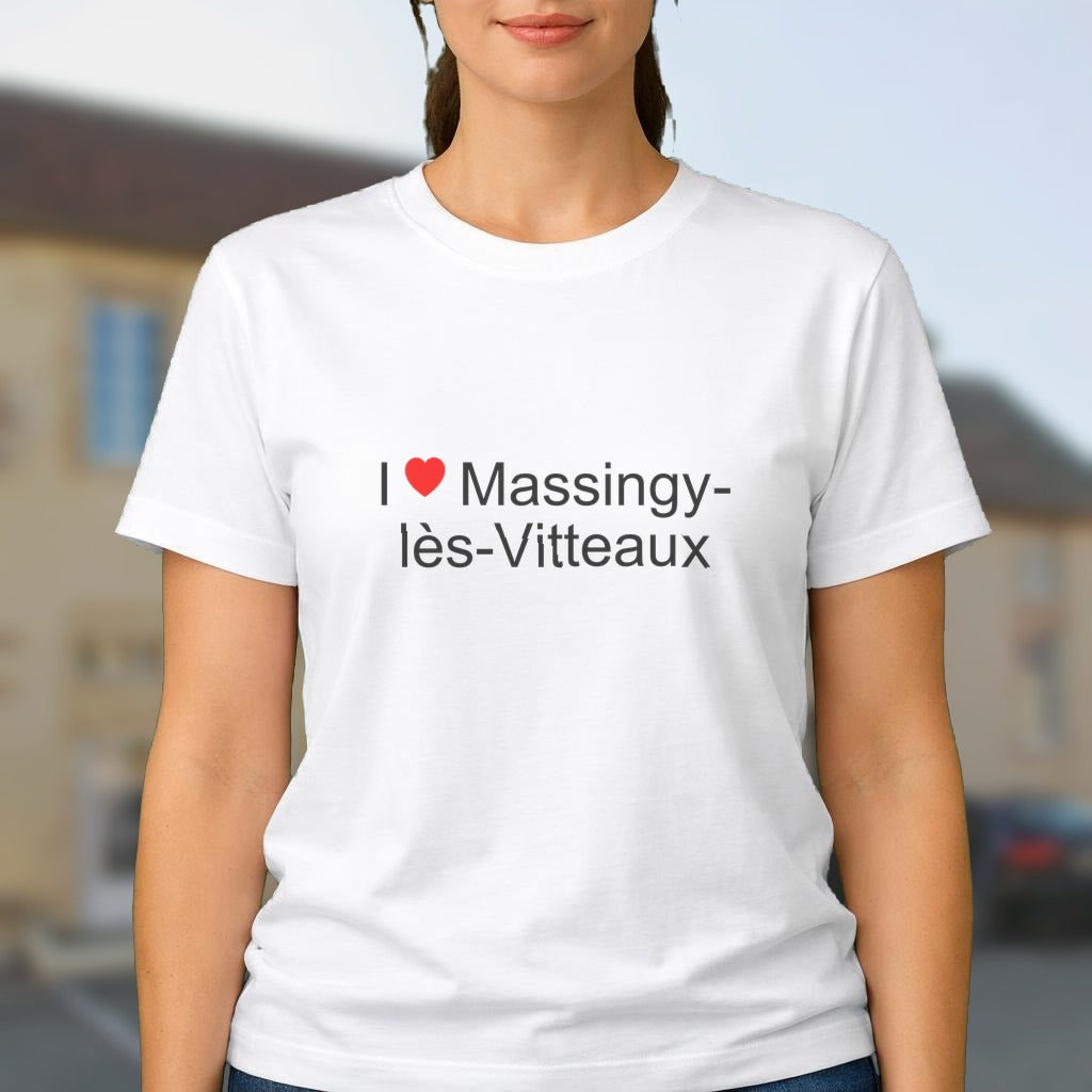 T-shirt I love Massingy-lès-Vitteaux