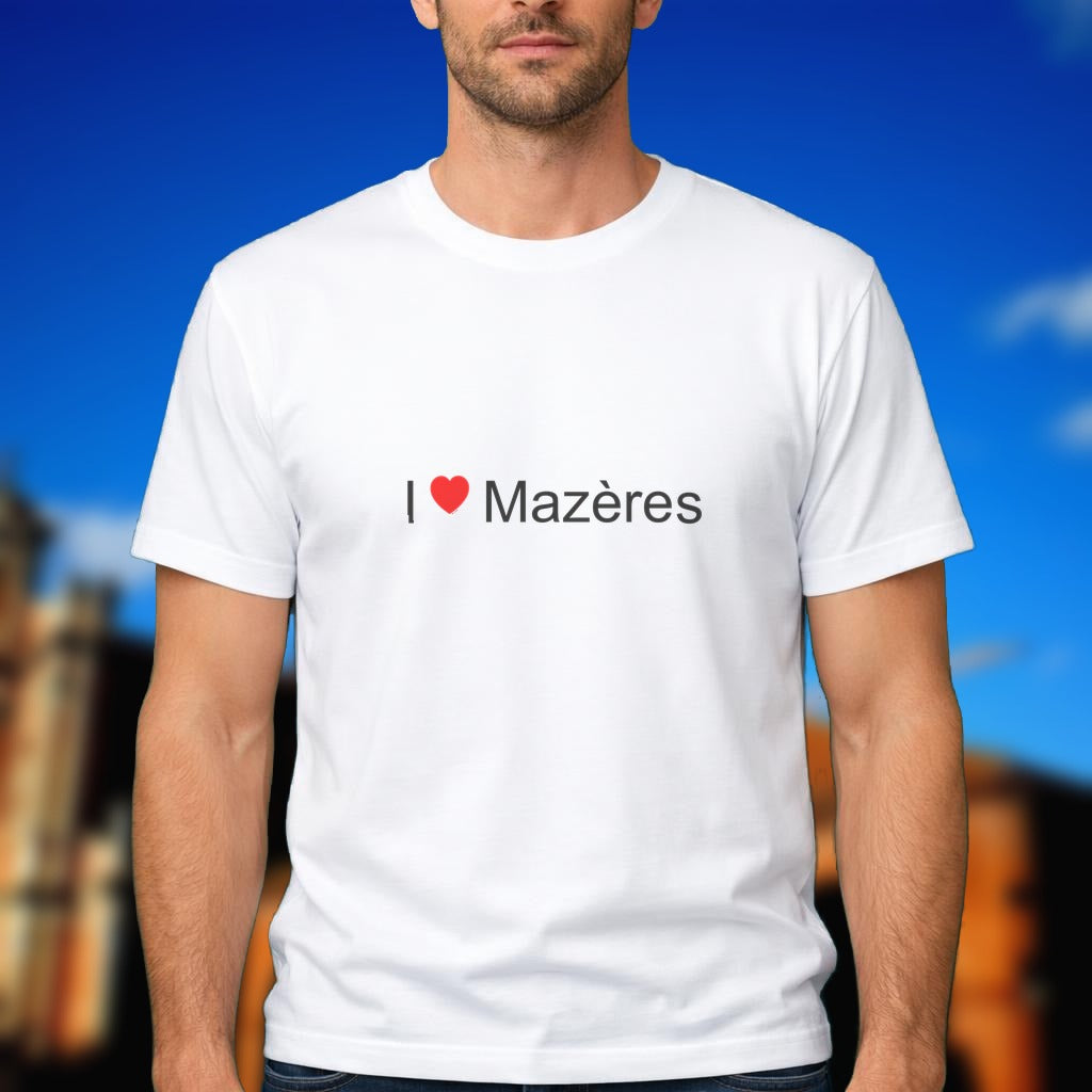 T-shirt I love Mazères (09)