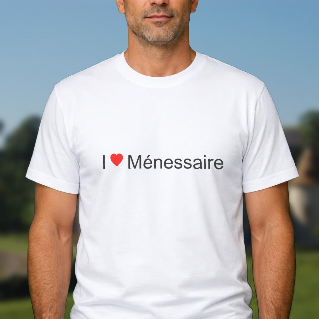 T-shirt I love Ménessaire
