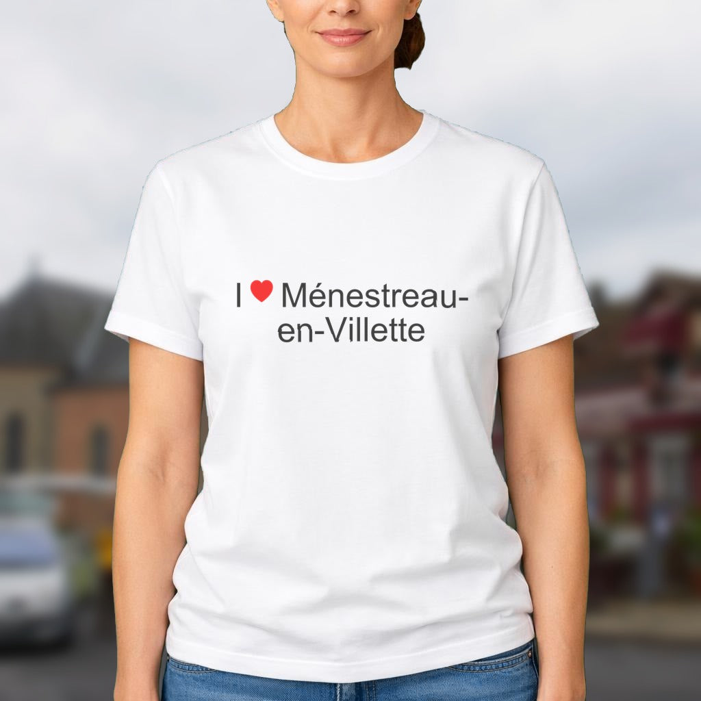 T-shirt I love Ménestreau-en-Villette