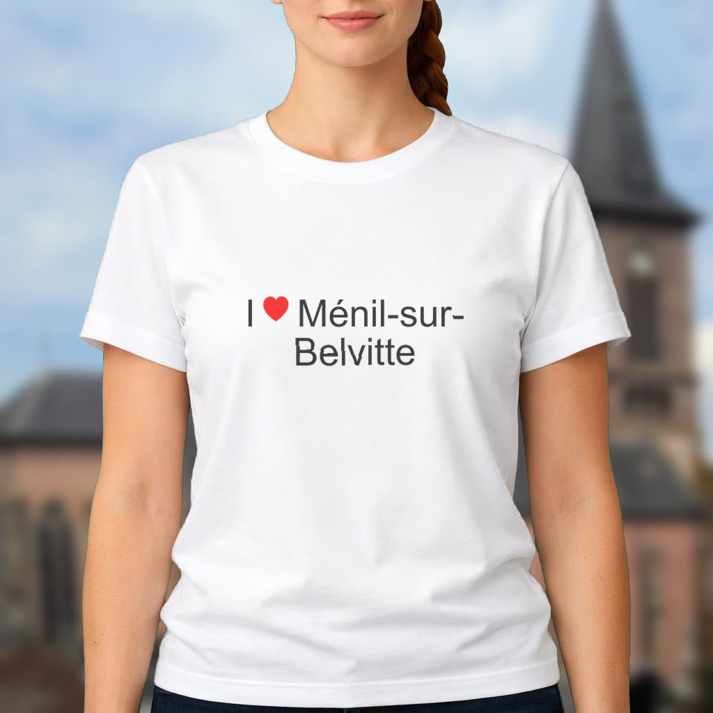 T-shirt I love Ménil-sur-Belvitte