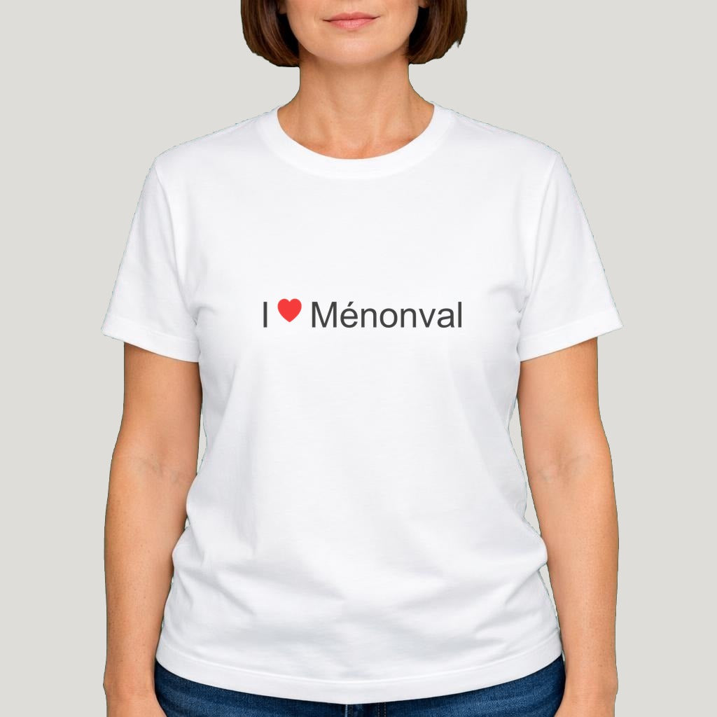 T-shirt I love Ménonval