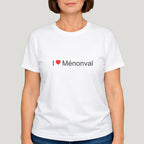 T-shirt I love Ménonval