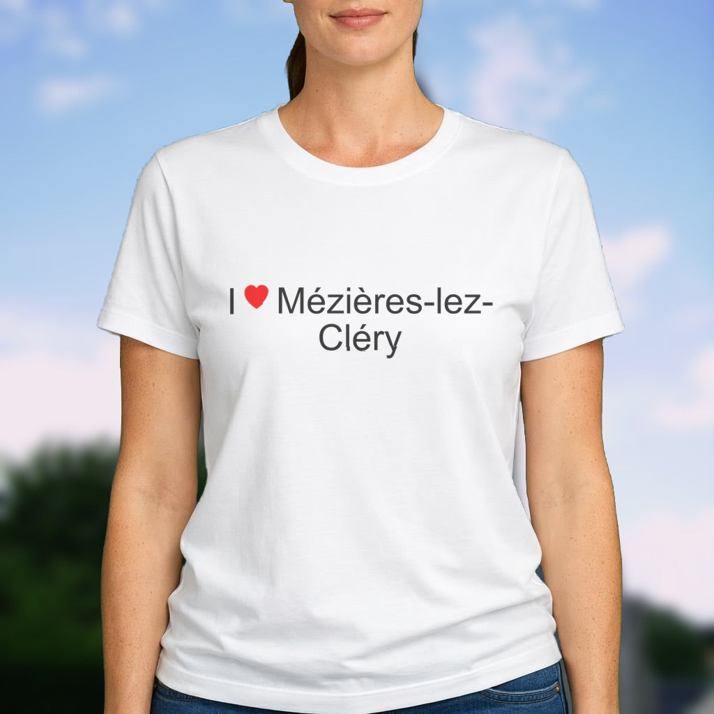 T-shirt I love Mézières-lez-Cléry