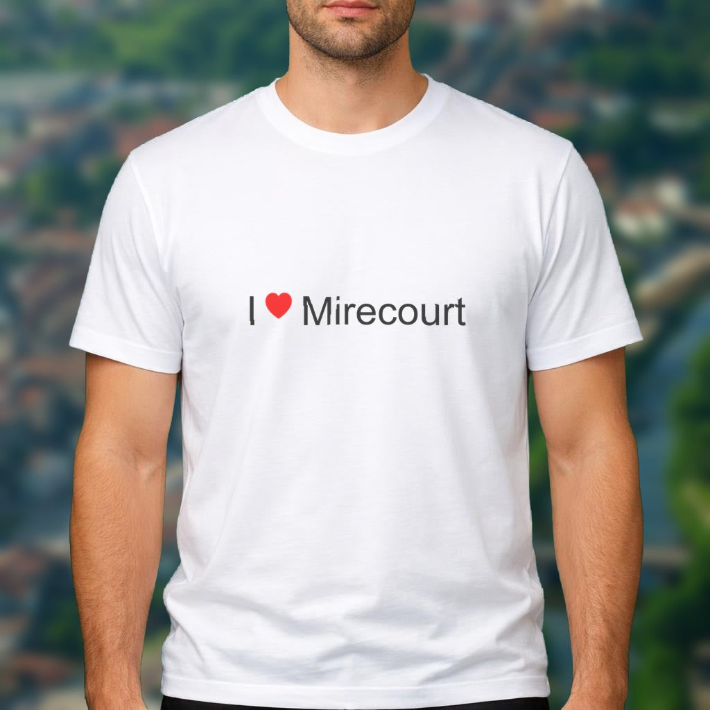 T-shirt I love Mirecourt