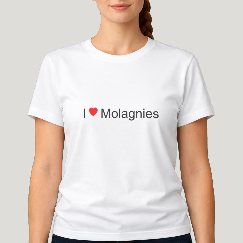 T-shirt I love Molagnies