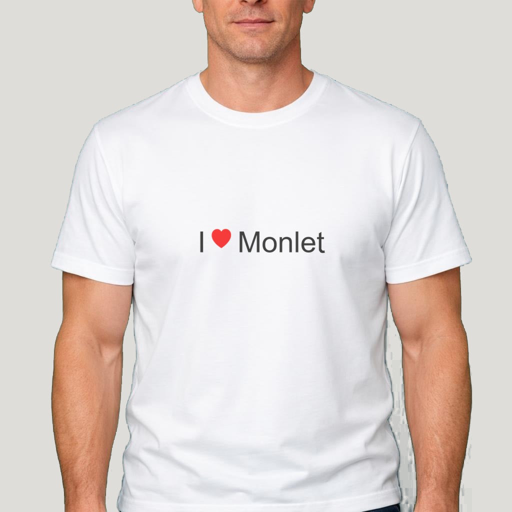 T-shirt I love Monlet