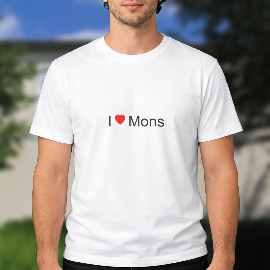 T-shirt I love Mons (16)