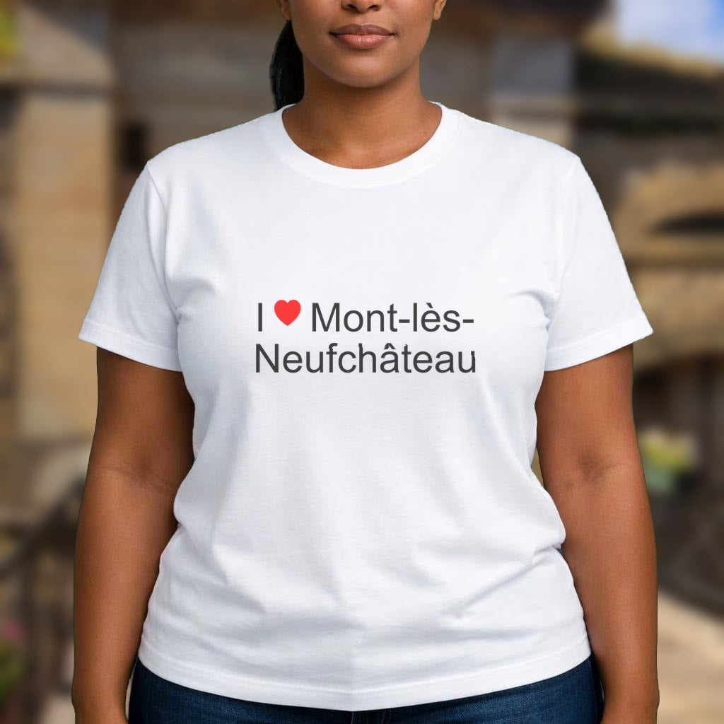 T-shirt I love Mont-lès-Neufchâteau