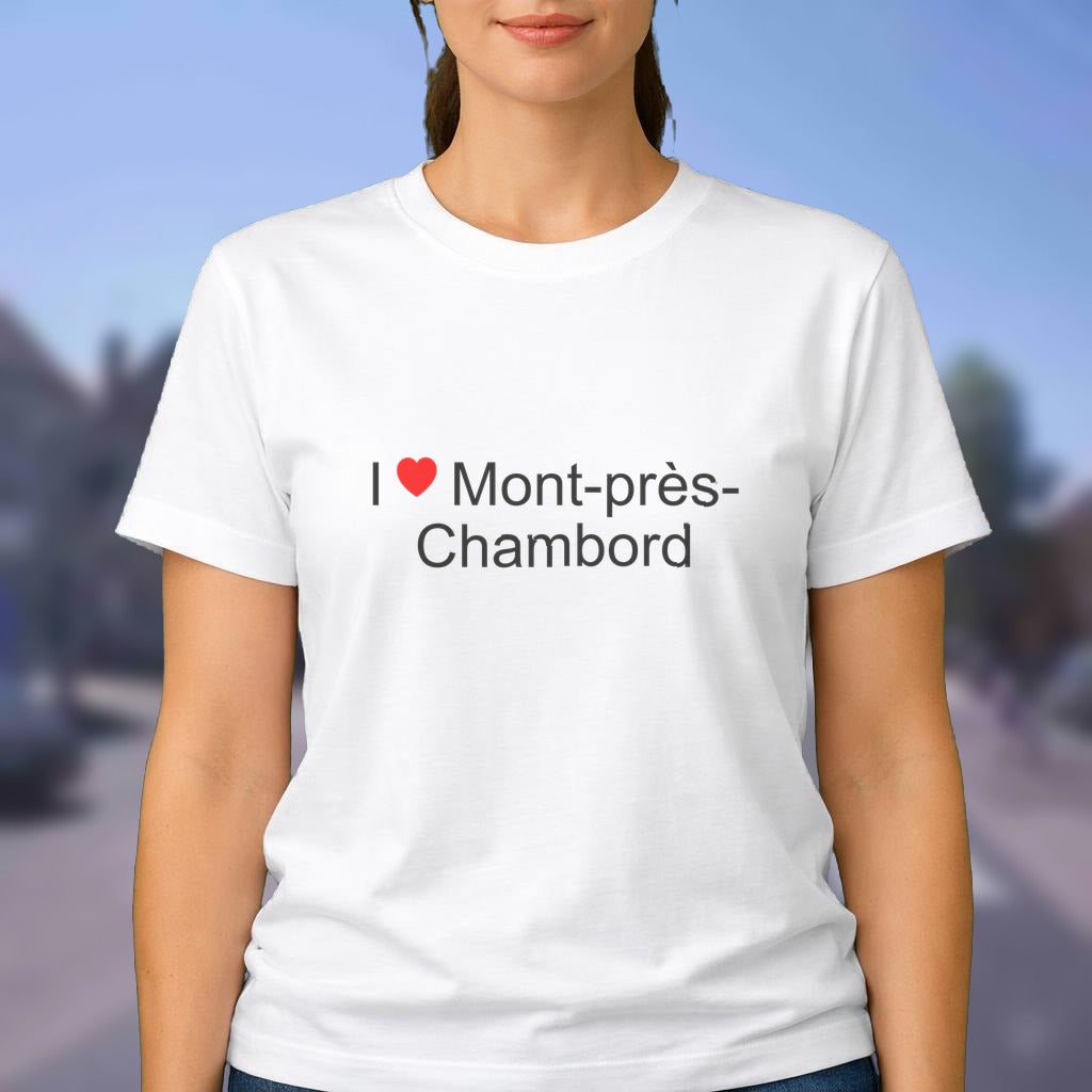 T-shirt I love Mont-près-Chambord