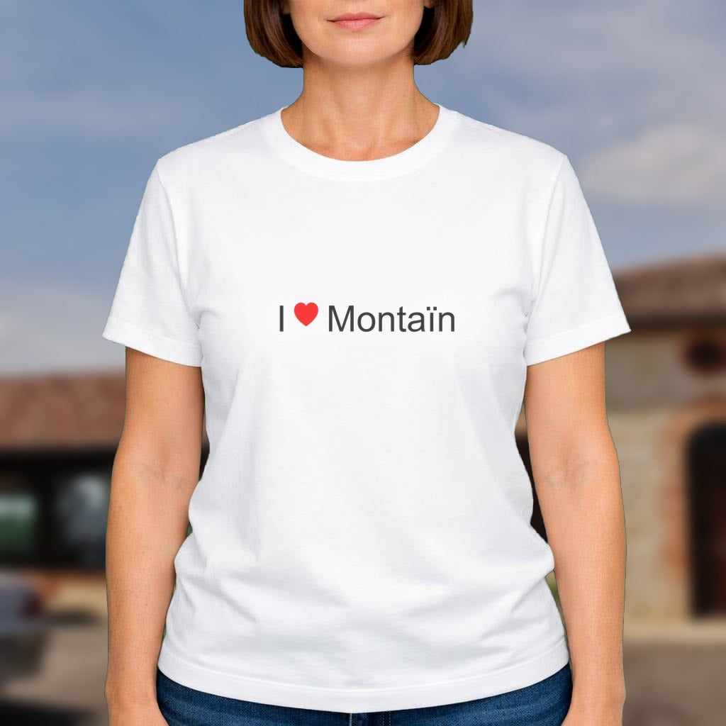 T-shirt I love Montaïn