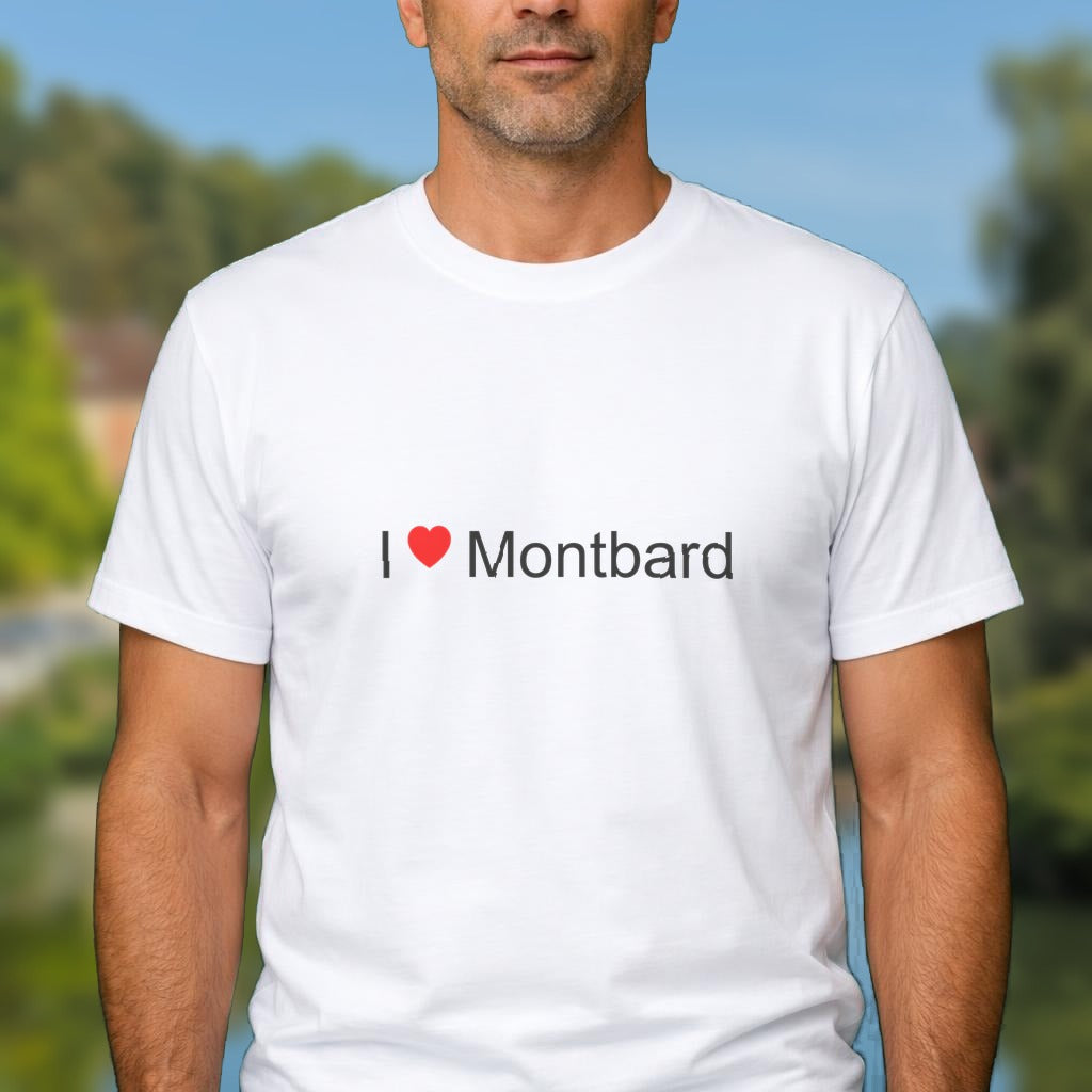 T-shirt I love Montbard