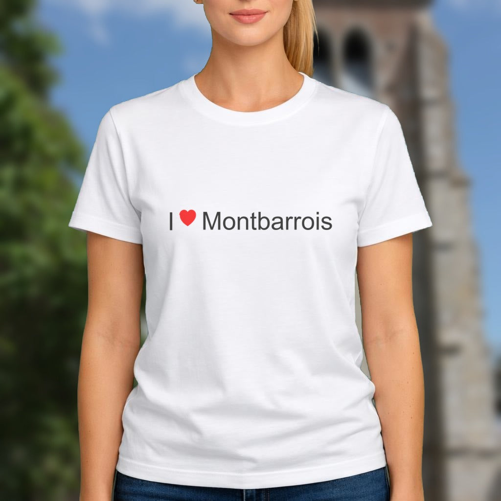 T-shirt I love Montbarrois