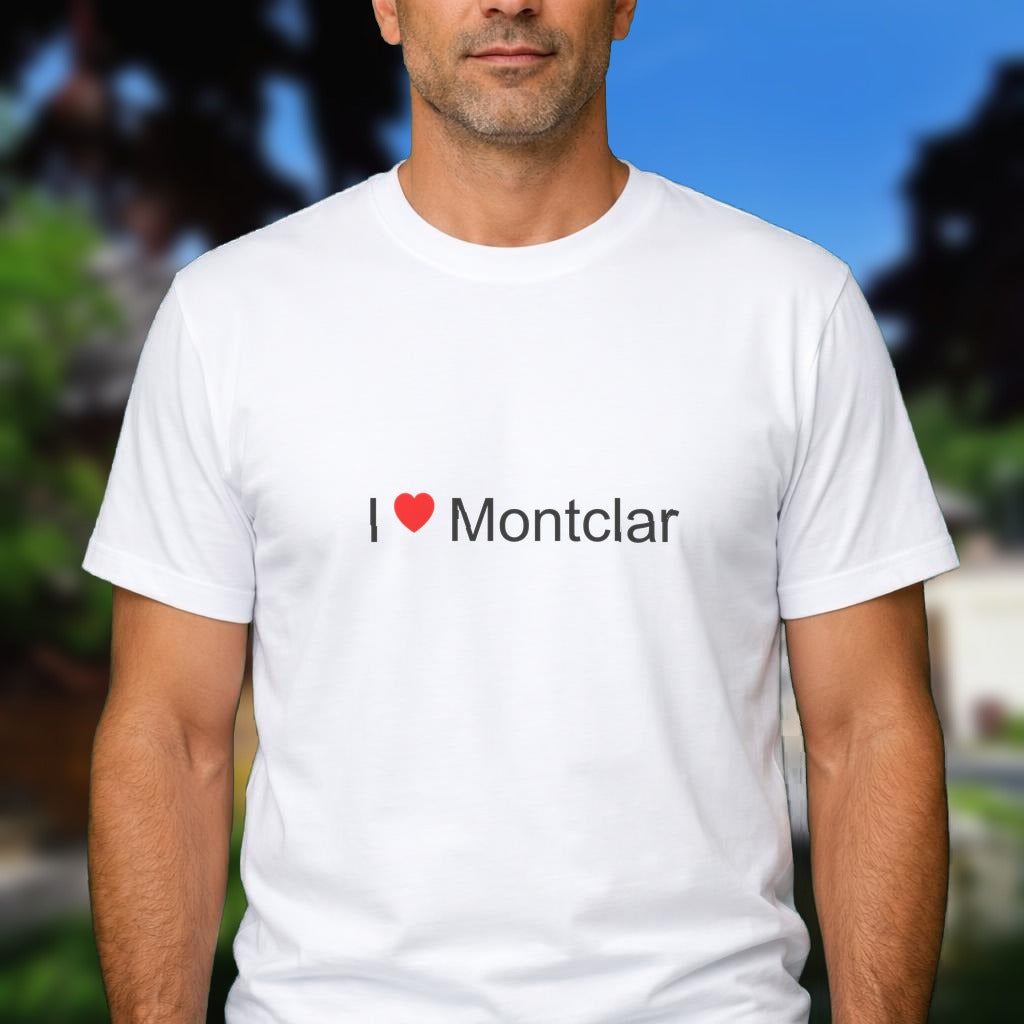 T-shirt I love Montclar