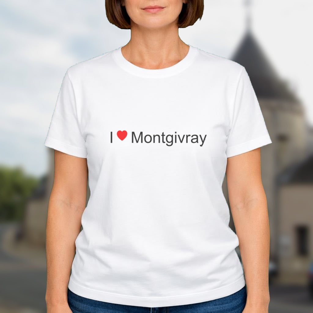 T-shirt I love Montgivray