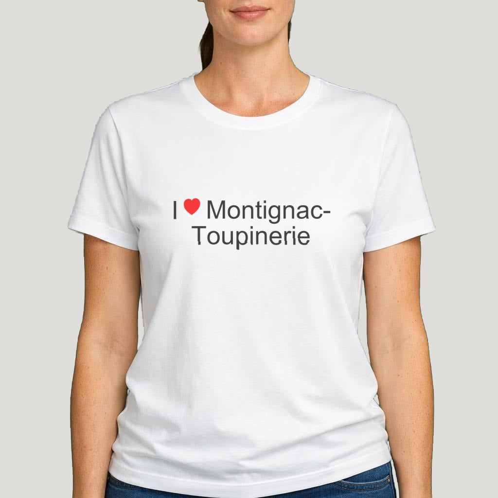 T-shirt I love Montignac-Toupinerie