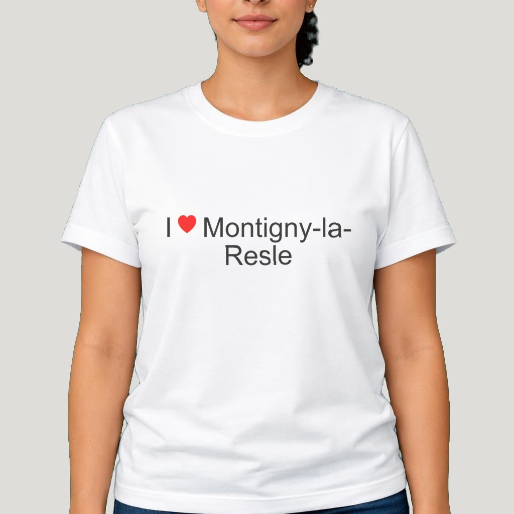 T-shirt I love Montigny-la-Resle