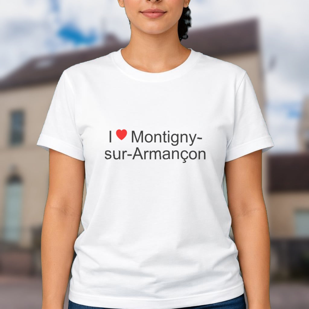 T-shirt I love Montigny-sur-Armançon