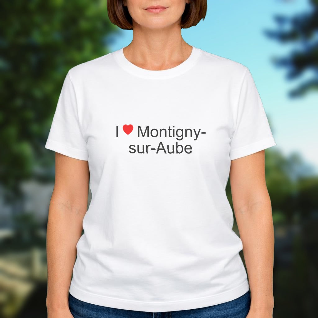 T-shirt I love Montigny-sur-Aube