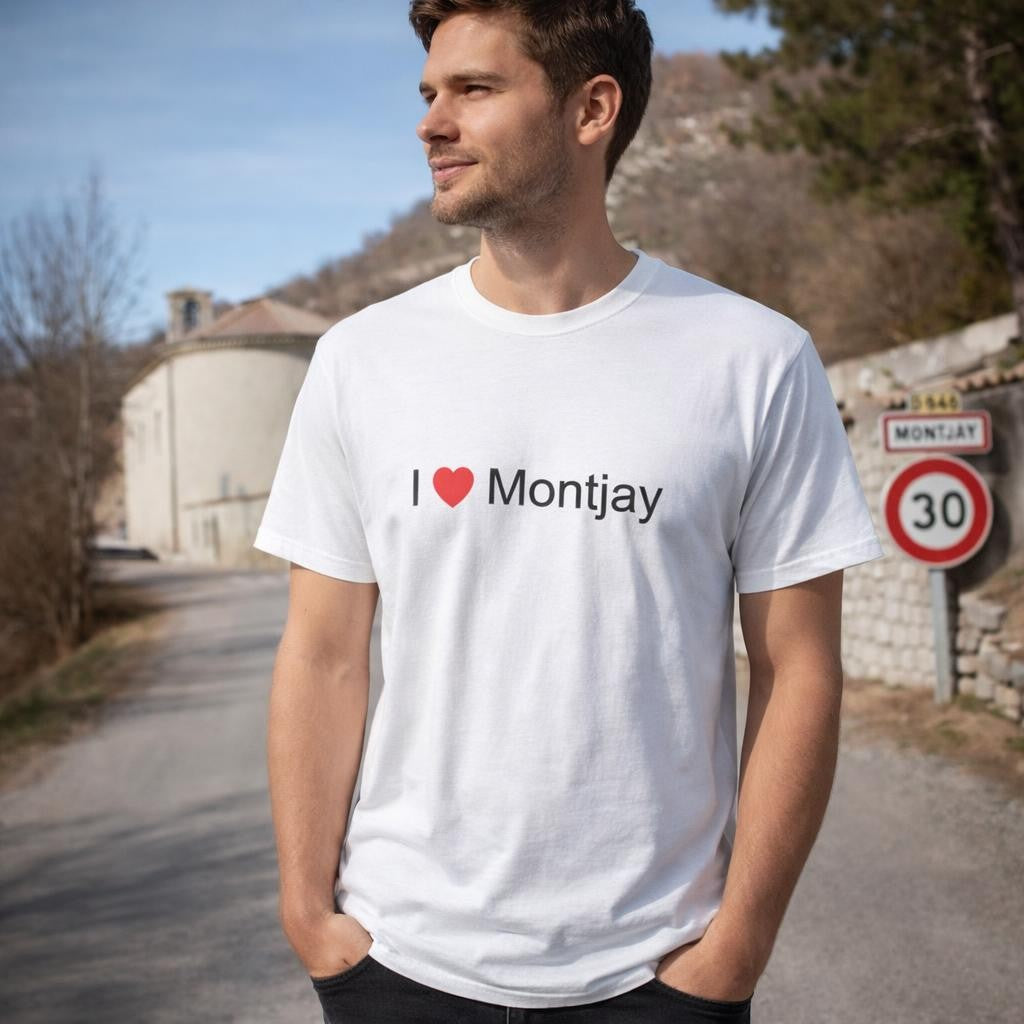 T-shirt I love Montjay (05)