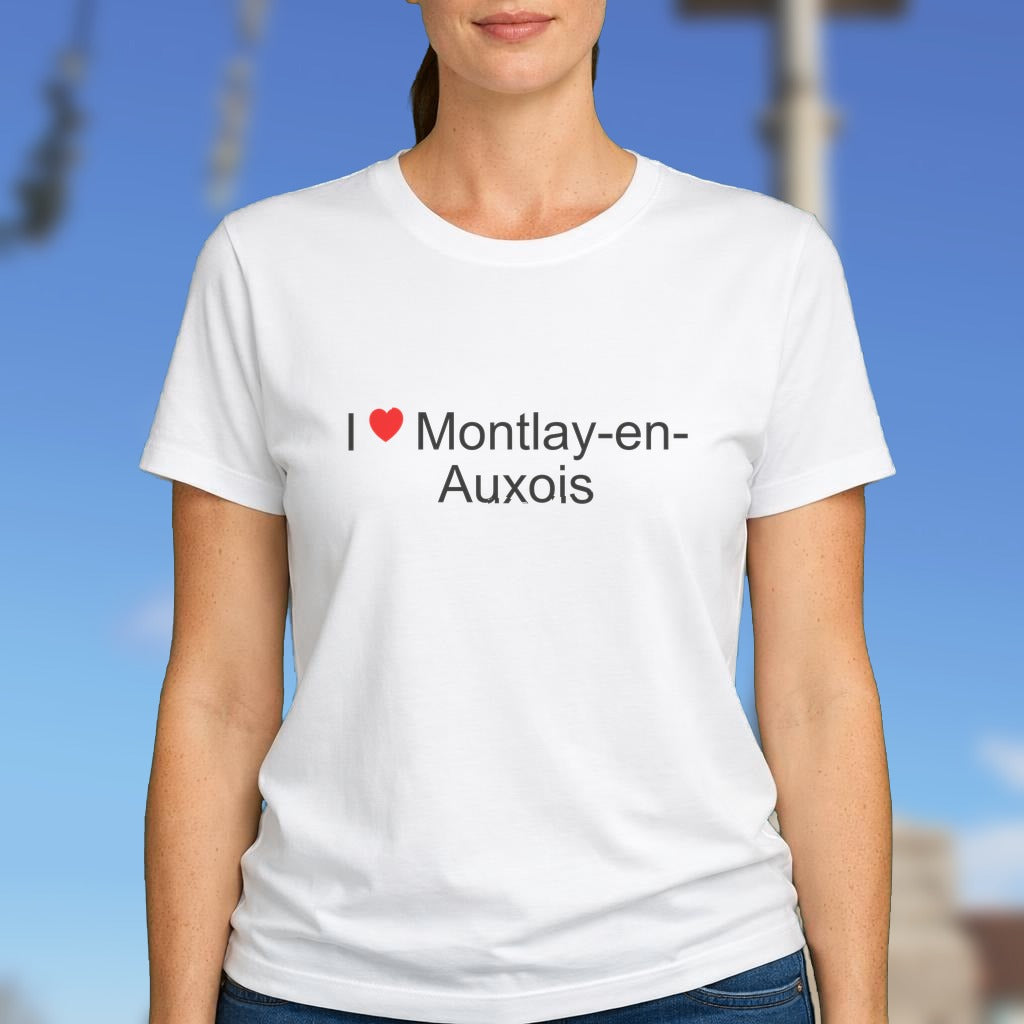 T-shirt I love Montlay-en-Auxois