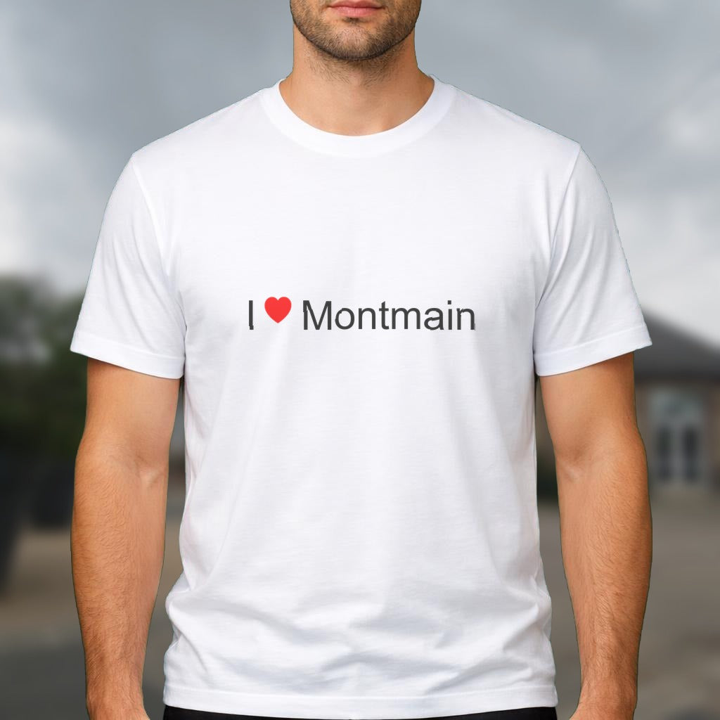T-shirt I love Montmain