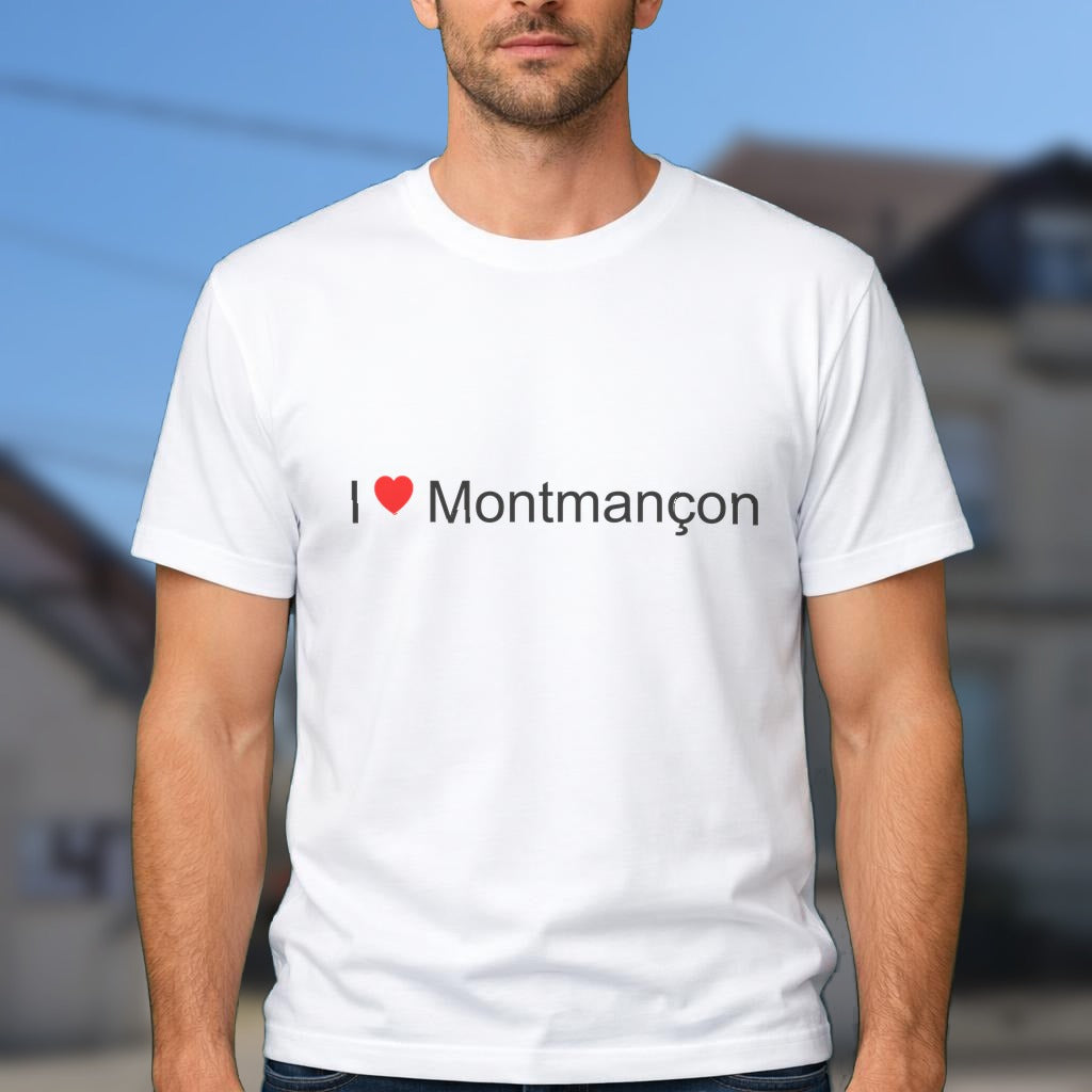 T-shirt I love Montmançon
