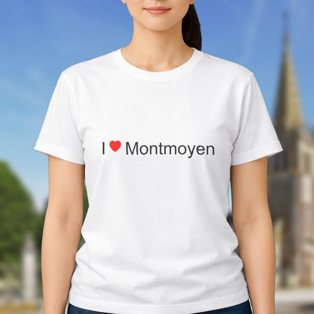 T-shirt I love Montmoyen