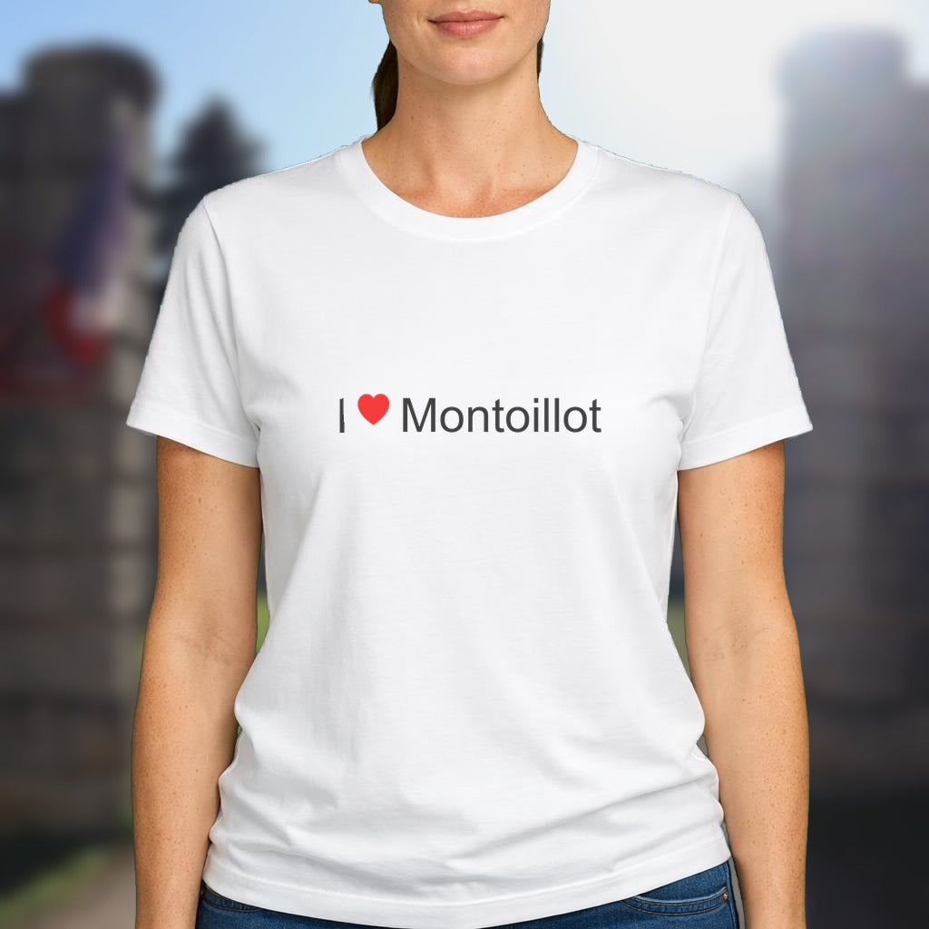 T-shirt I love Montoillot