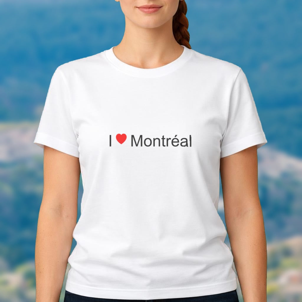 T-shirt I love Montréal (07)