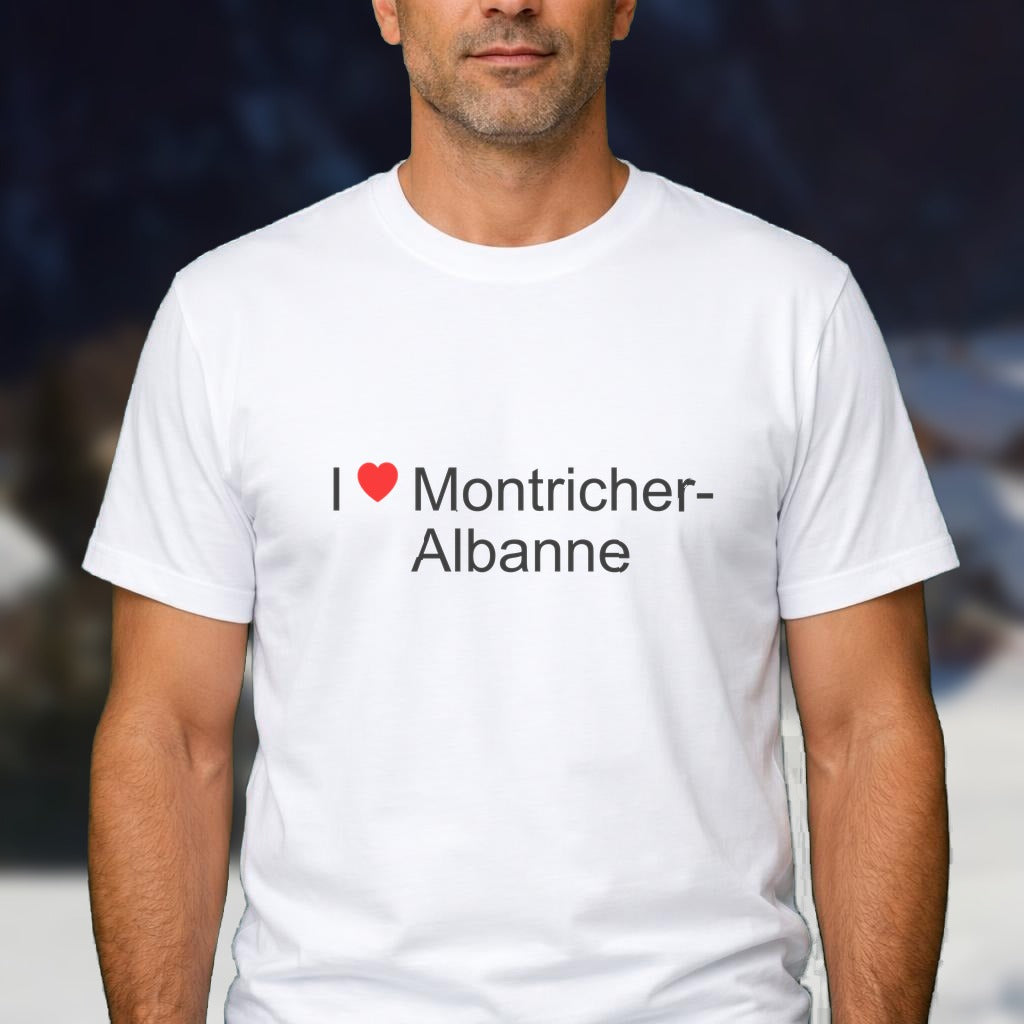 T-shirt I love Montricher-Albanne