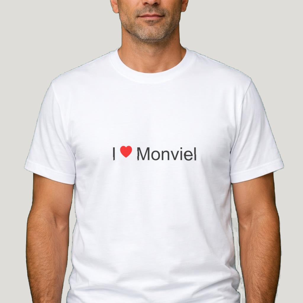 T-shirt I love Monviel