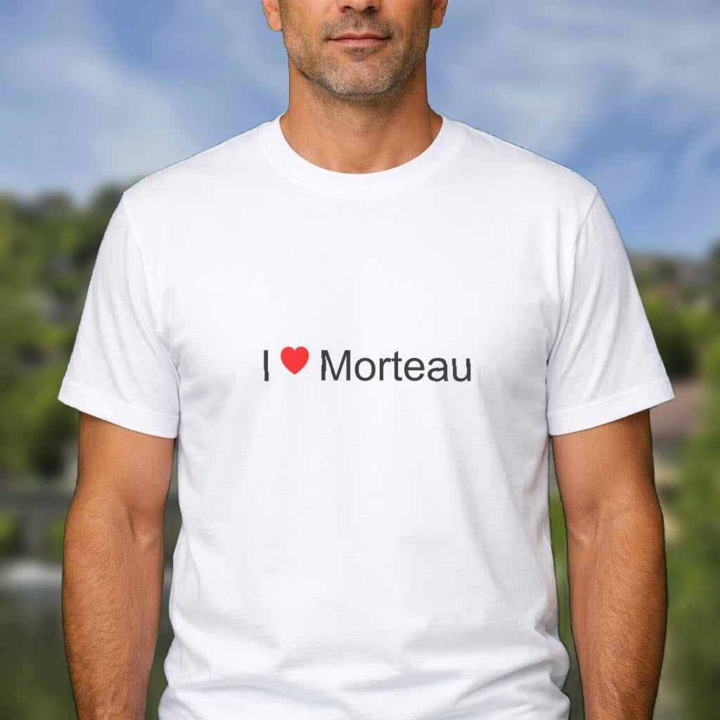 T-shirt I love Morteau