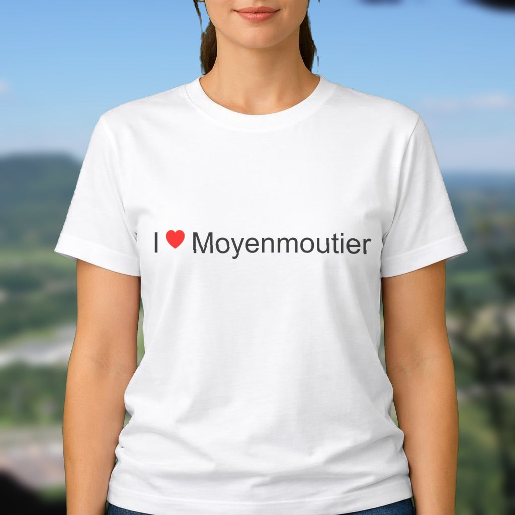 T-shirt I love Moyenmoutier