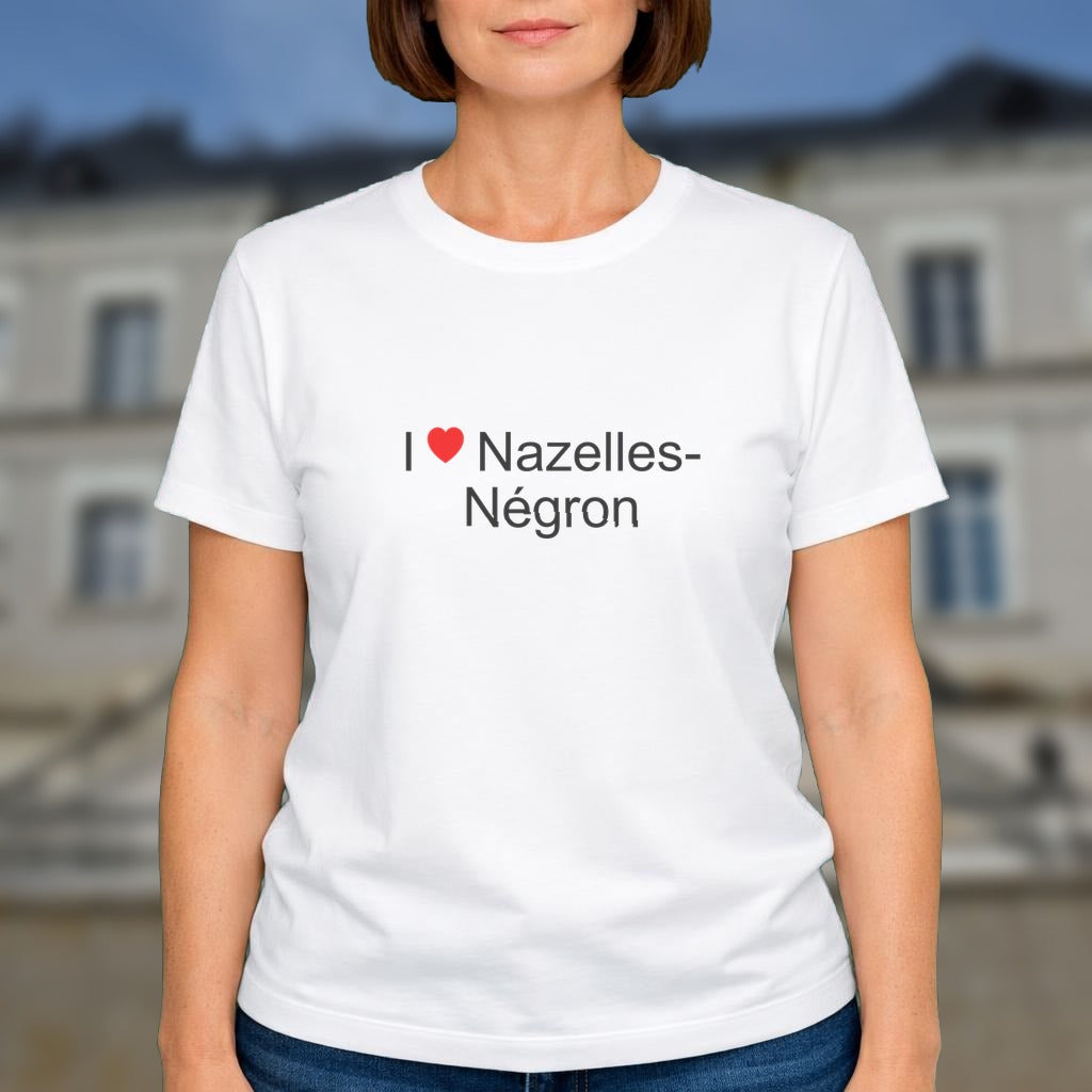 T-shirt I love Nazelles-Négron