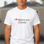 T-shirt I love Néons-sur-Creuse