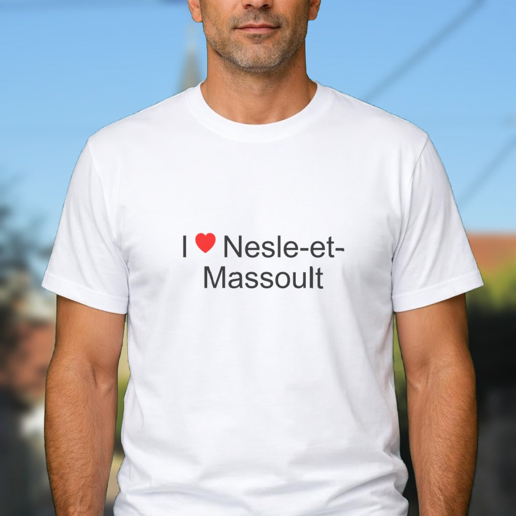 T-shirt I love Nesle-et-Massoult